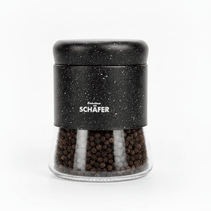 Schäfer Marble Black Madopbevaringsbeholder - 700 ml - Sort/Glas - Løven Home