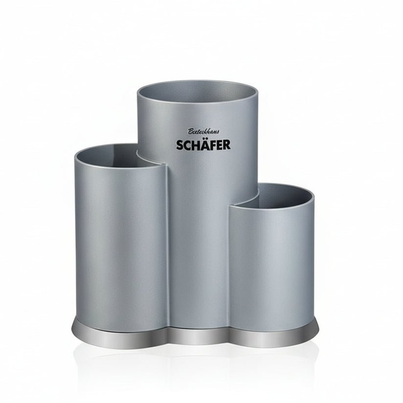 SCHÄFER Metallic Silver - 10 - delt Kniv - og Køkkenredskabssæt - Løven Home