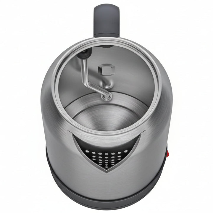 Schäfer Mila 2 - i - 1 Elektrisk Tekedel (1 L) & Vandkoger (1,7 L) – Rustfrit Stål (2200W) - Sølv - Løven Home