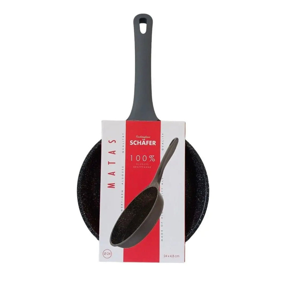 Schäfer Støbt Aluminiums Stegepande Dyb Granit 28x6 cm - Løven Home