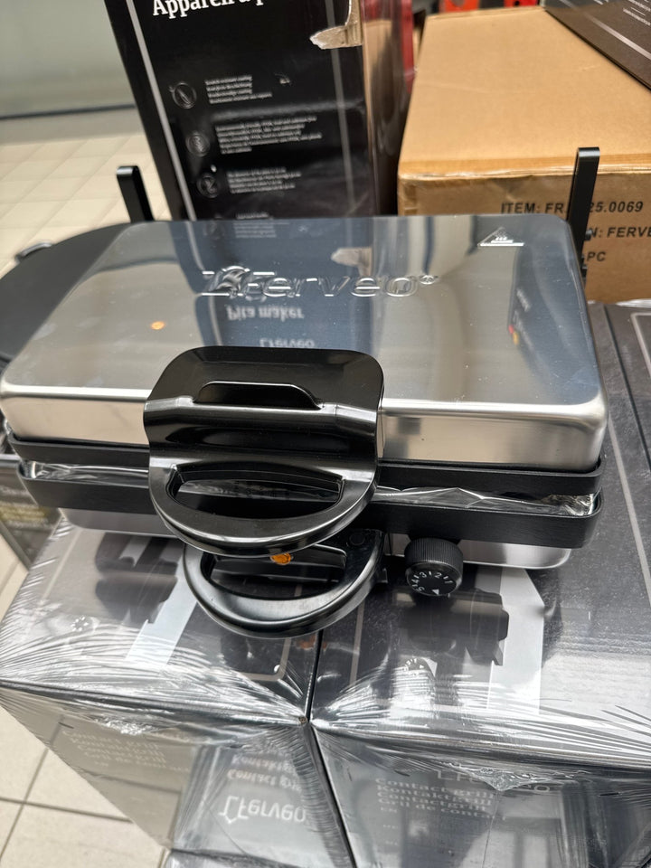silex fra mærket Ferveo multigrill toastmaskine - 2000 W - 18 cm 38 cm 35 cm - Løven Home