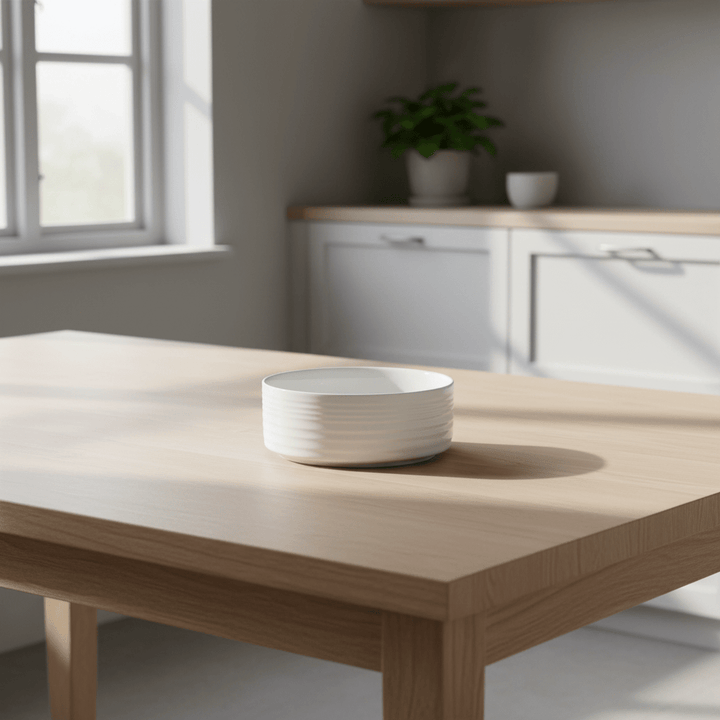 <strong>Almina Belicia</strong><i></br>Tallerkensæt</br></i>Hvid i porcelæn til 6 pers. - Løven Home