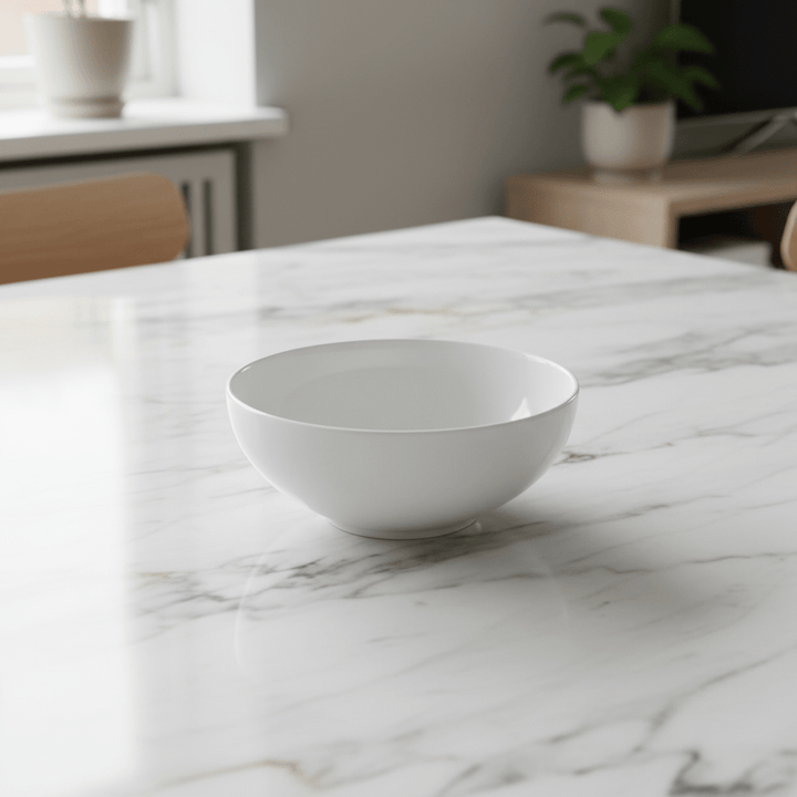 <strong>Almina</strong></br> <i>Tallerkensæt</i> </br>Hvid porcelæn i 28 dele til 6 Pers. - Løven Home