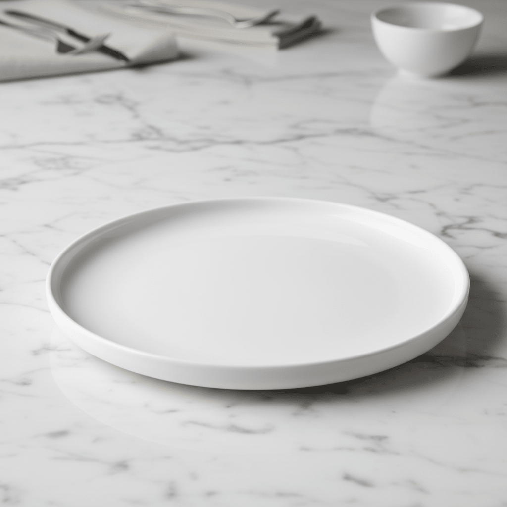 <strong>Almina</strong></br> <i>Tallerkensæt</i> </br>Hvid porcelæn i 28 dele til 6 Pers. - Løven Home