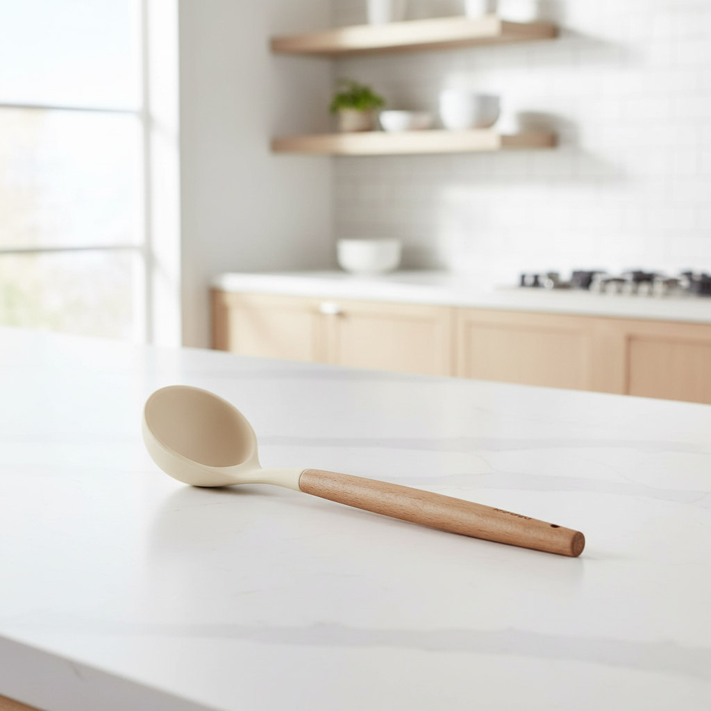 Suppeske Træ/Silikone 32 cm - Karaca Woodline