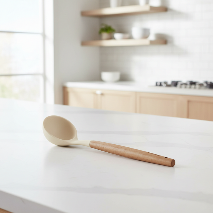 Suppeske Træ/Silikone 32 cm - Karaca Woodline