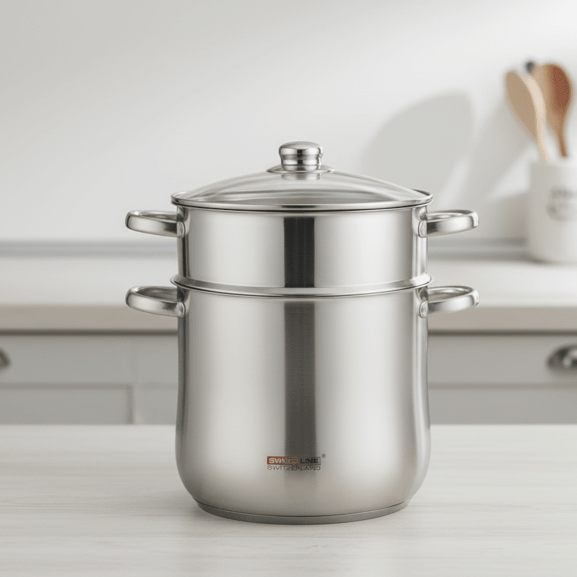 Swiss Line damp - og couscousgryde – 12 liter / 24 cm - Løven Home