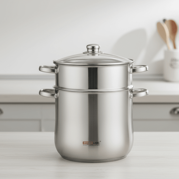 Swiss Line damp - og couscousgryde – 12 liter / 24 cm - Løven Home