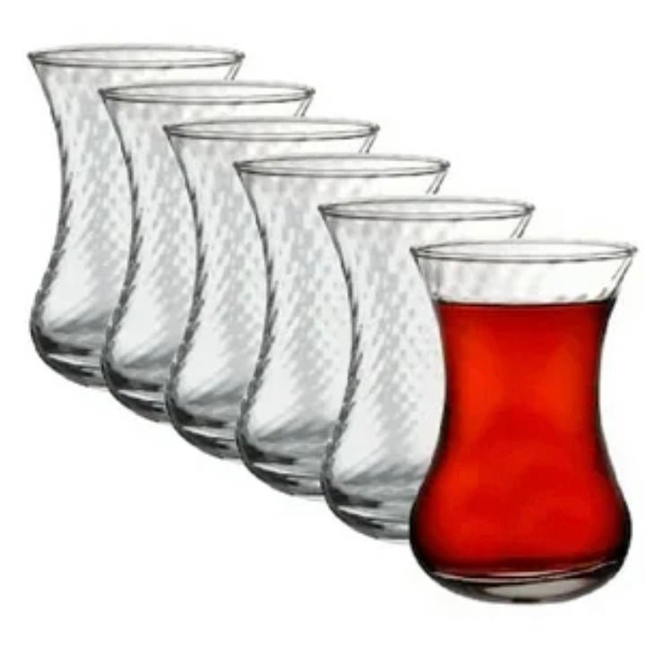 Teglassæt 6 stk. - fra Pasabahce Ince Belli - Løven Home