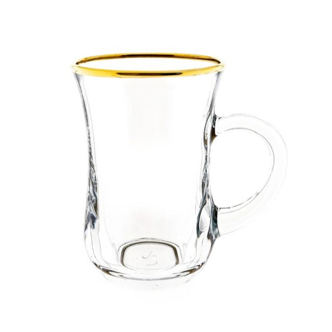 Teglassæt med Hank 6 stk. 145 ml. - Pasabahce Keyif - Løven Home