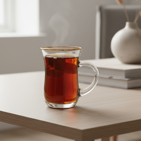 Teglassæt med Hank 6 stk. 145 ml. - Pasabahce Keyif - Løven Home