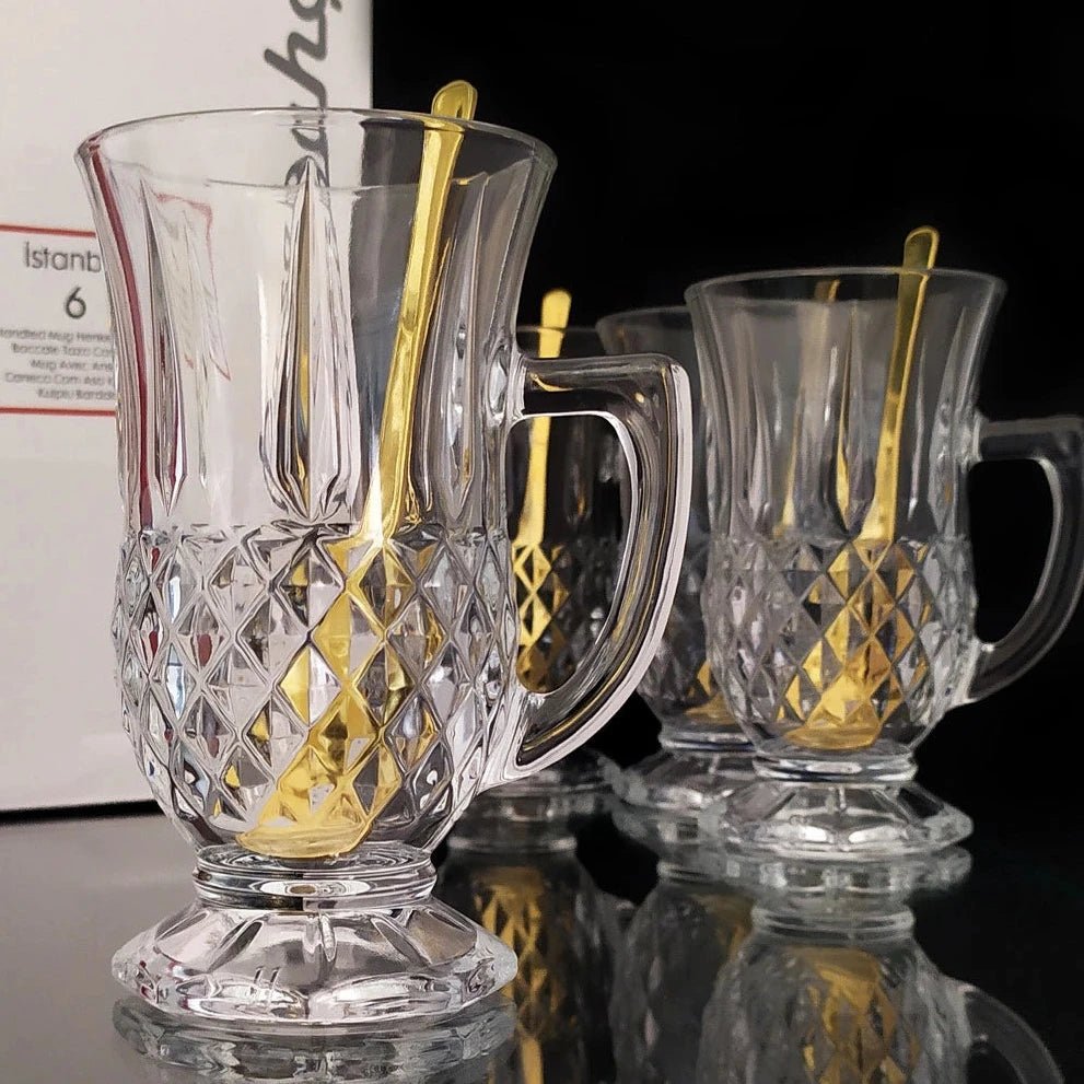 Tekrussæt i Glas 6 stk. 155 ml. - Pasabahce Istanbul - Løven Home