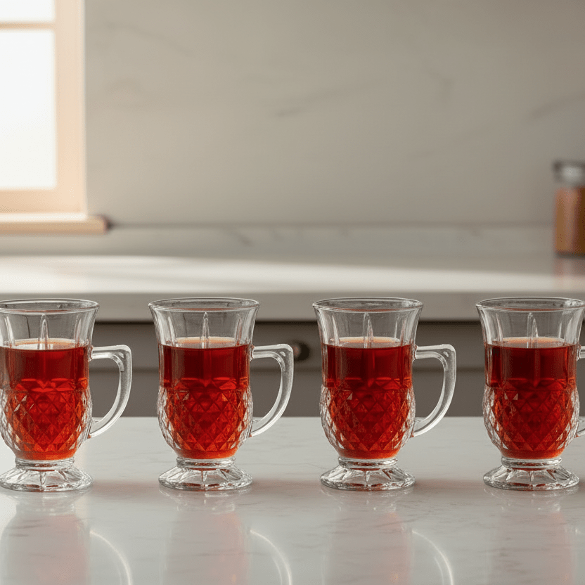 Tekrussæt i Glas 6 stk. 155 ml. - Pasabahce Istanbul - Løven Home