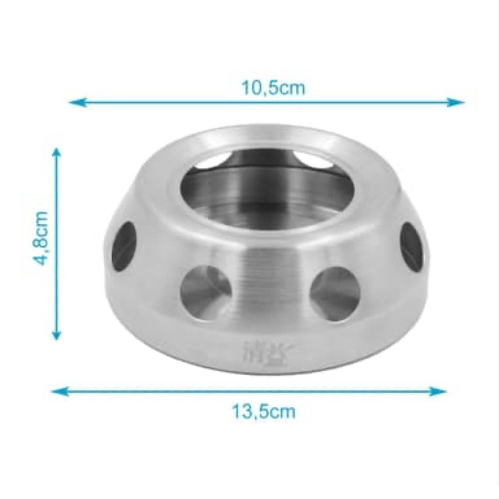 Tepottevarmer til Fyrfadslys - Rustfrit Stål - Løven Home