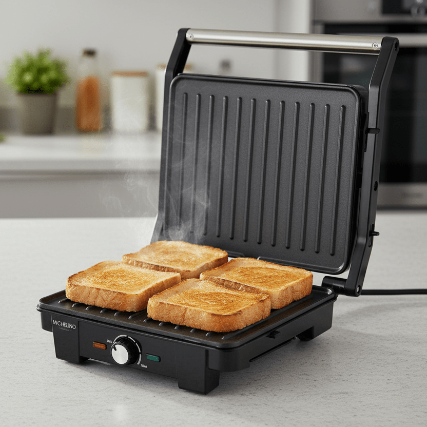 Toast - og Grillmaskine 29x24 cm - Michelino - Løven Home