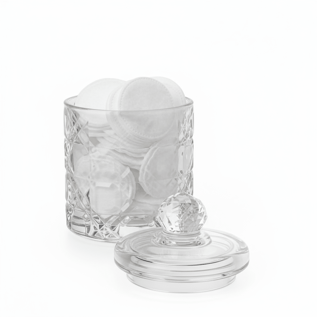 Trendmax Glasbeholder m/Låg 300 ml Diamantslebet - Løven Home