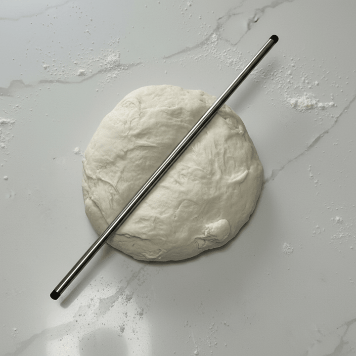 Tynd Dej - og Kagerulle i rustfrit stål - 80 cm - Løven Home