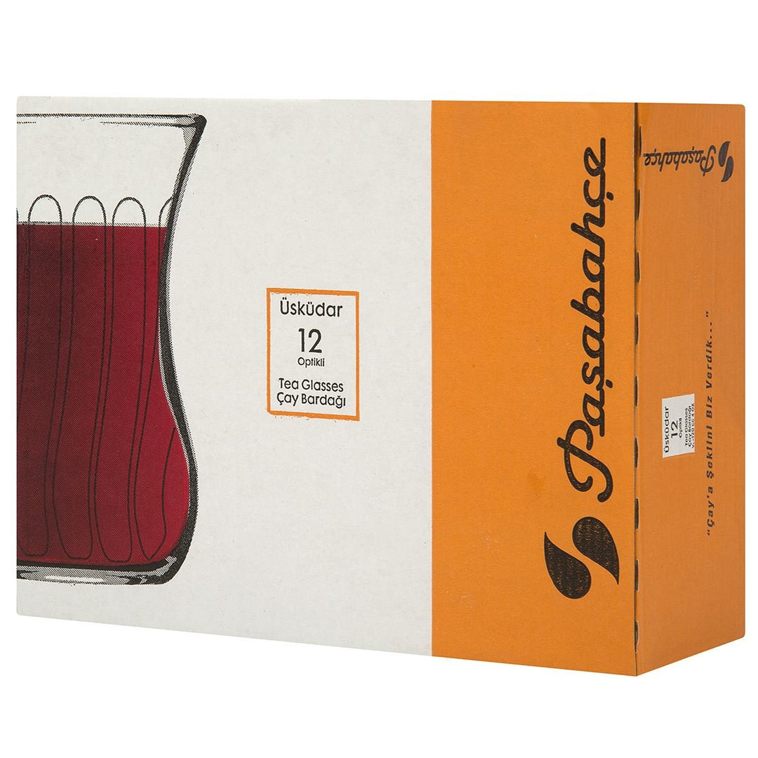 Üsküdar optikli Teglassæt 12 stk. - Løven Home