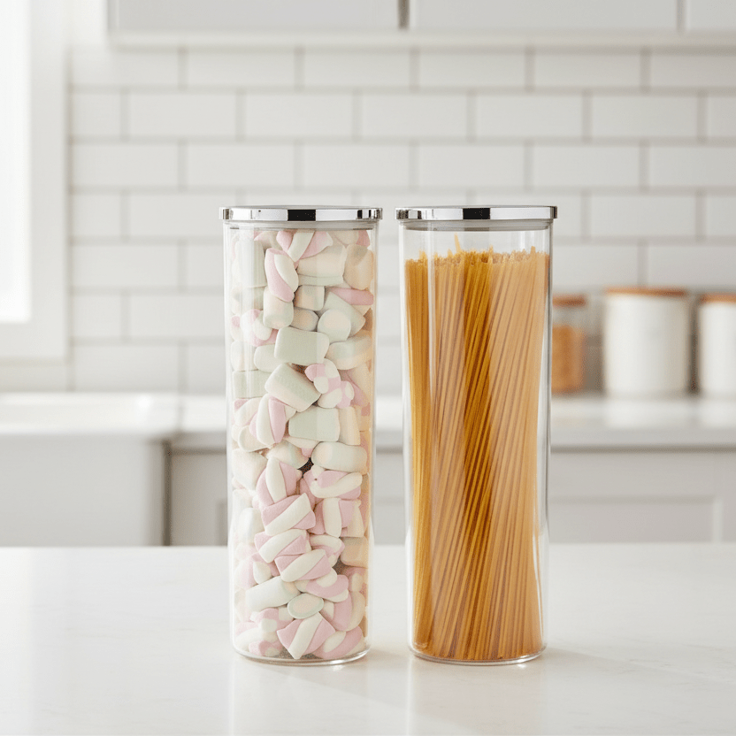 VIP Ahmet Rund Mad Opbevaringsbokse 2 stk. – 1,75 Liter - Rosaguld - Løven Home