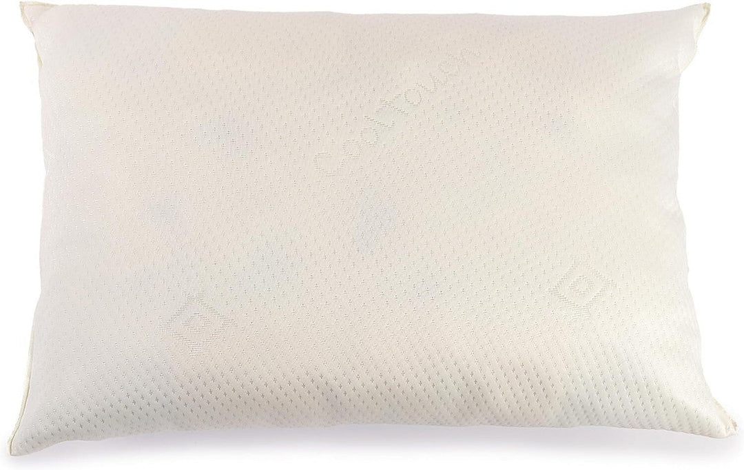 Visco Moda - Viskose skum hovedpude - 50 × 70 cm | Memory Foam | Hvid - Løven Home