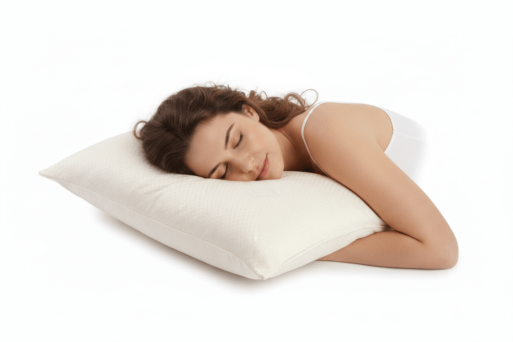 Visco Moda - Viskose skum hovedpude - 50 × 70 cm | Memory Foam | Hvid - Løven Home