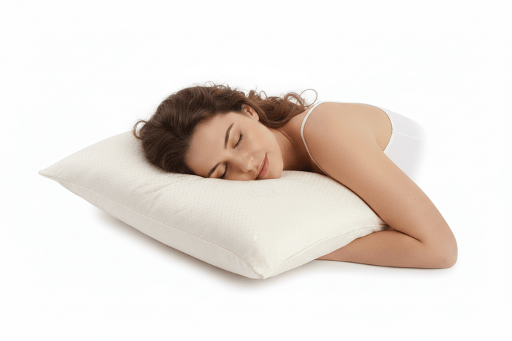Visco Moda - Viskose skum hovedpude - 50 × 70 cm | Memory Foam | Hvid - Løven Home