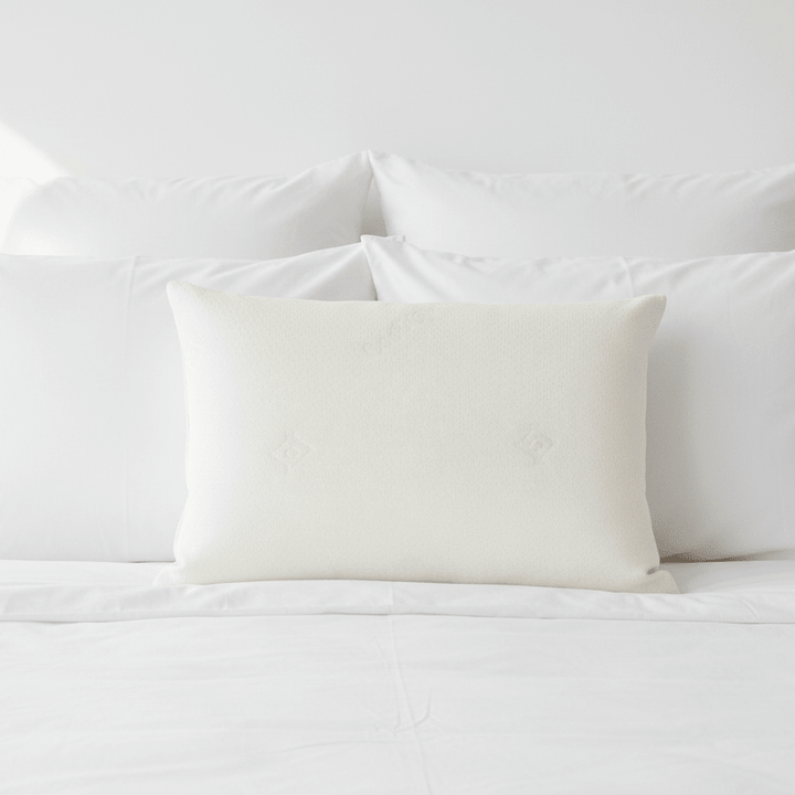 Visco Moda - Viskose skum hovedpude - 50 × 70 cm | Memory Foam | Hvid - Løven Home