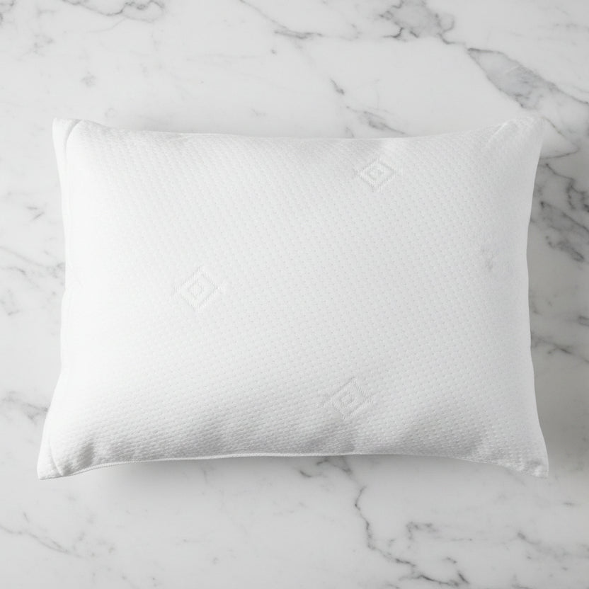 Visco Moda - Viskose skum hovedpude - 50 × 70 cm | Memory Foam | Hvid - Løven Home