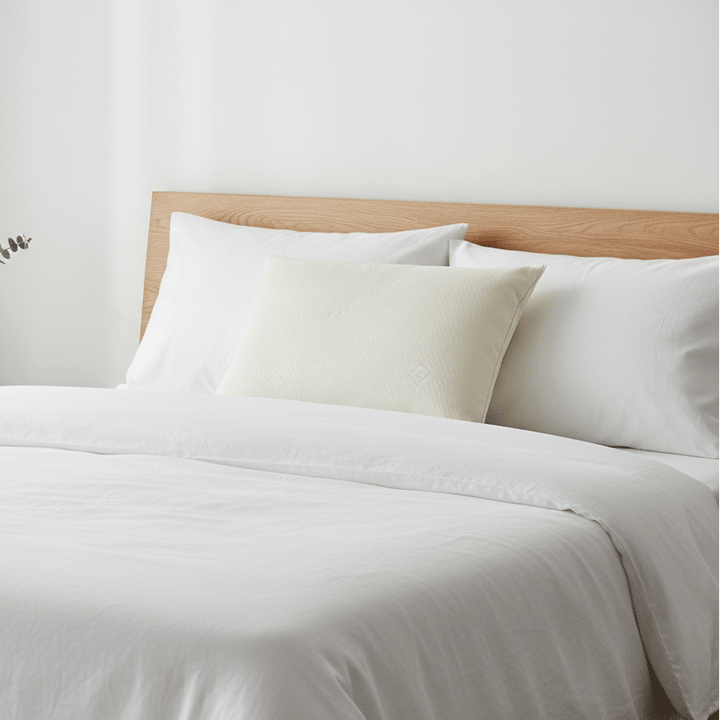 Visco Moda - Viskose skum hovedpude - 50 × 70 cm | Memory Foam | Hvid - Løven Home