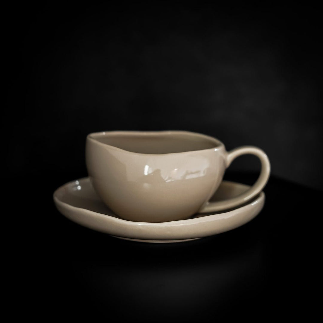 Wave Biscuit kaffeservice (12 dele) - Løven Home