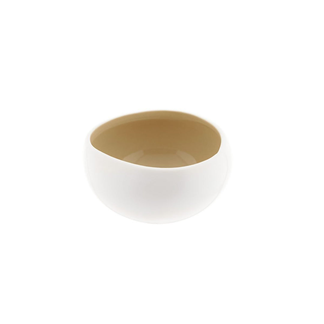 Wave Cream dipskåle i porcelæn (6 stk.) - Løven Home