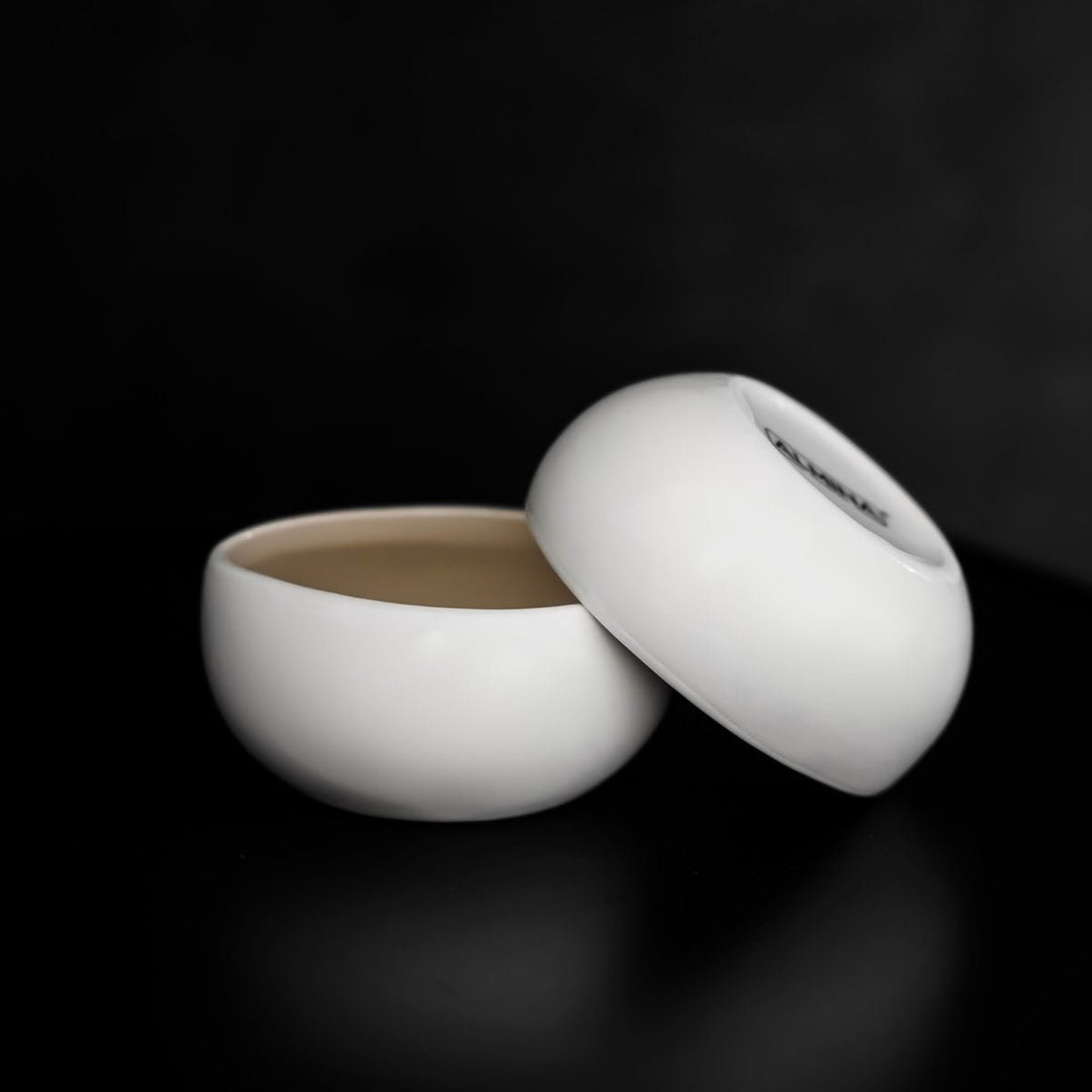 Wave Cream dipskåle i porcelæn (6 stk.) - Løven Home