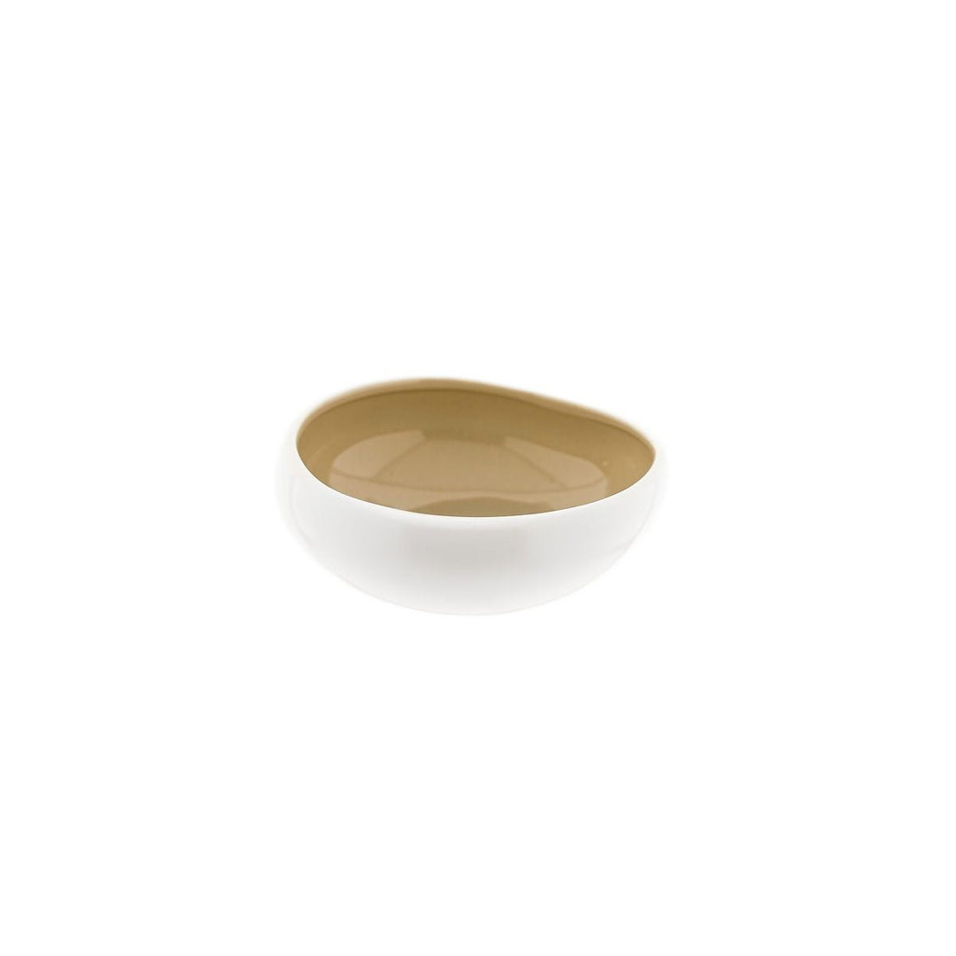 Wave Cream müsliskåle i porcelæn 6 stk. - 12 x 4,5 cm - Løven Home