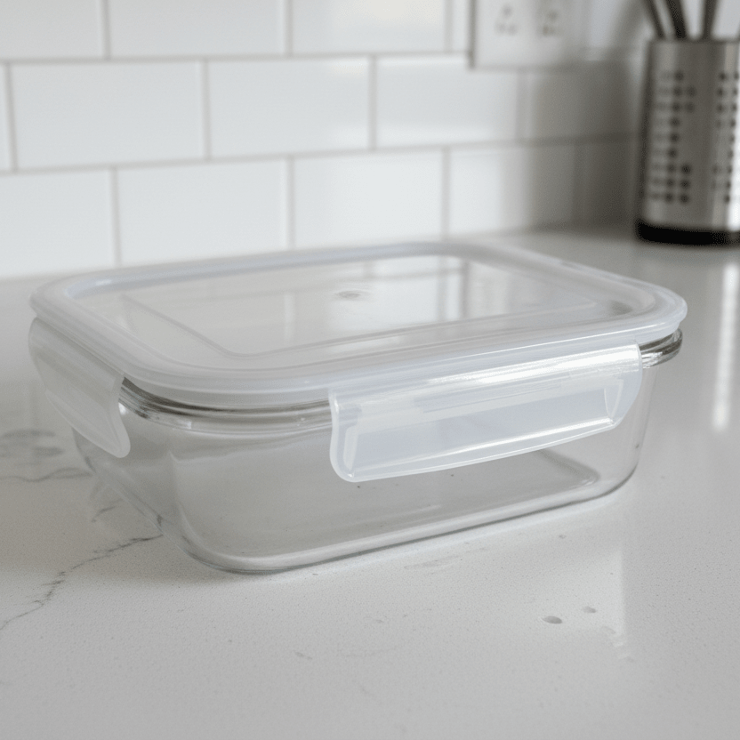 Weissberg Glas Madopbevaringsboks m/låg | Rektangulær | 620 ml - Løven Home