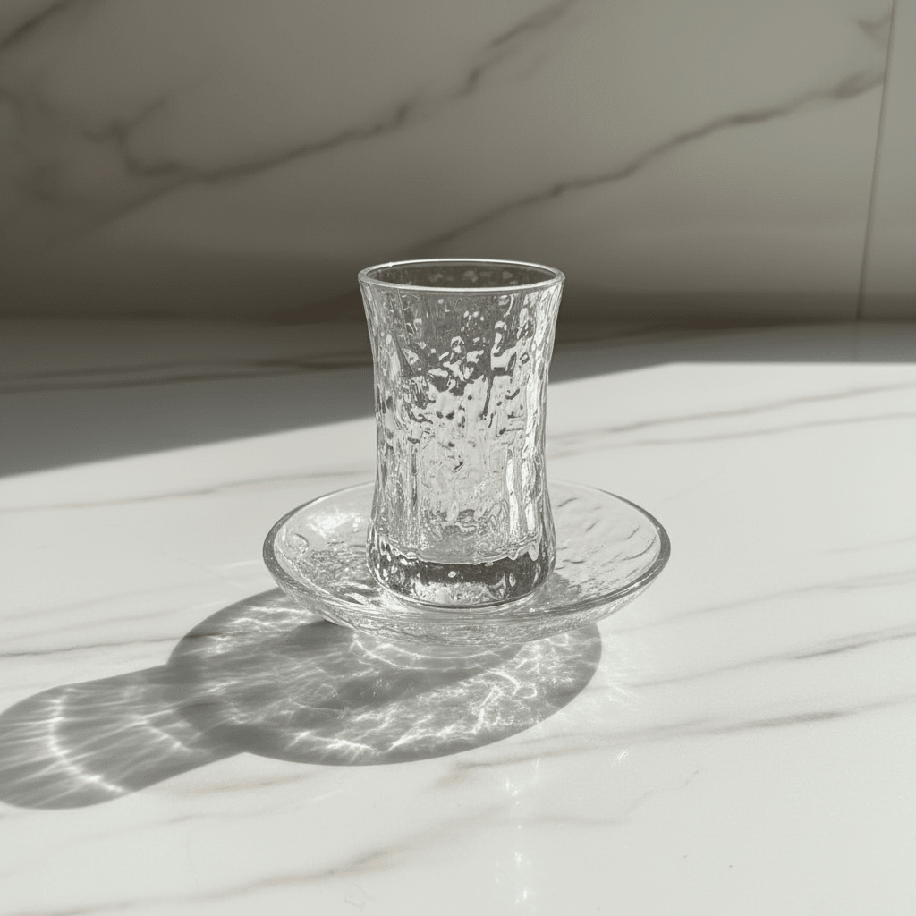 Weissberg - Hamret teglassæt - 150 ml | Krystalglas | Klar | 12 dele | 6 pers. | W2969 - Løven Home
