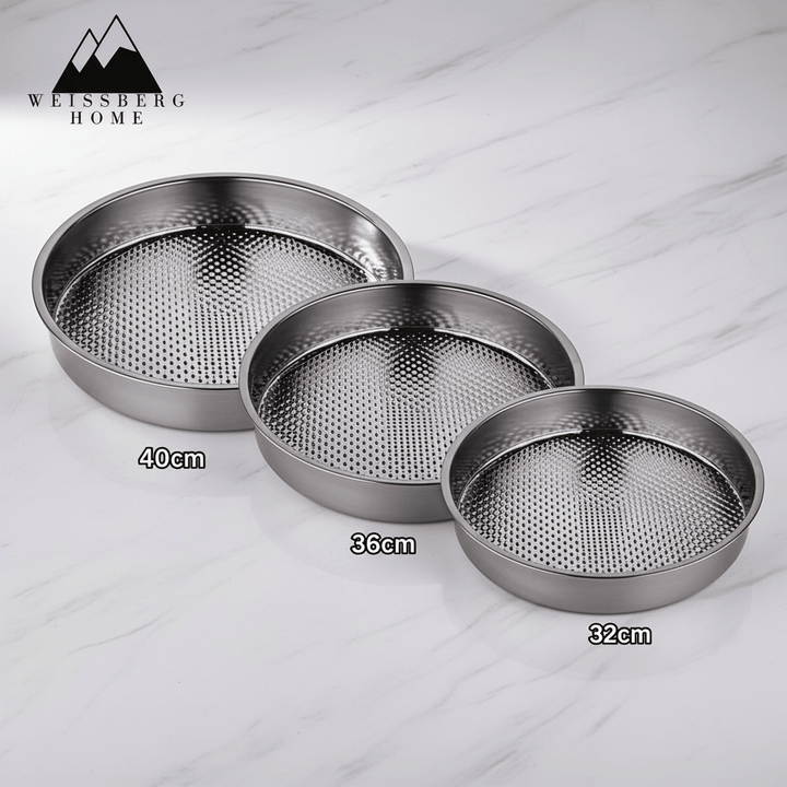 Weissberg Home - Cig Köfte Serveringsbakker – 3 stk. | Ø32, Ø36 og Ø40 cm - Løven Home