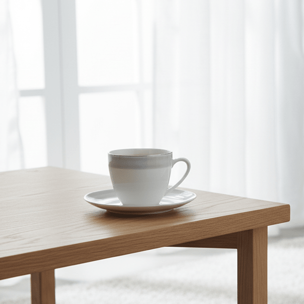 Weissberg Home Kaffekoppesæt 12 dele | Hvid/Sølv/Blå - Stribet - Løven Home