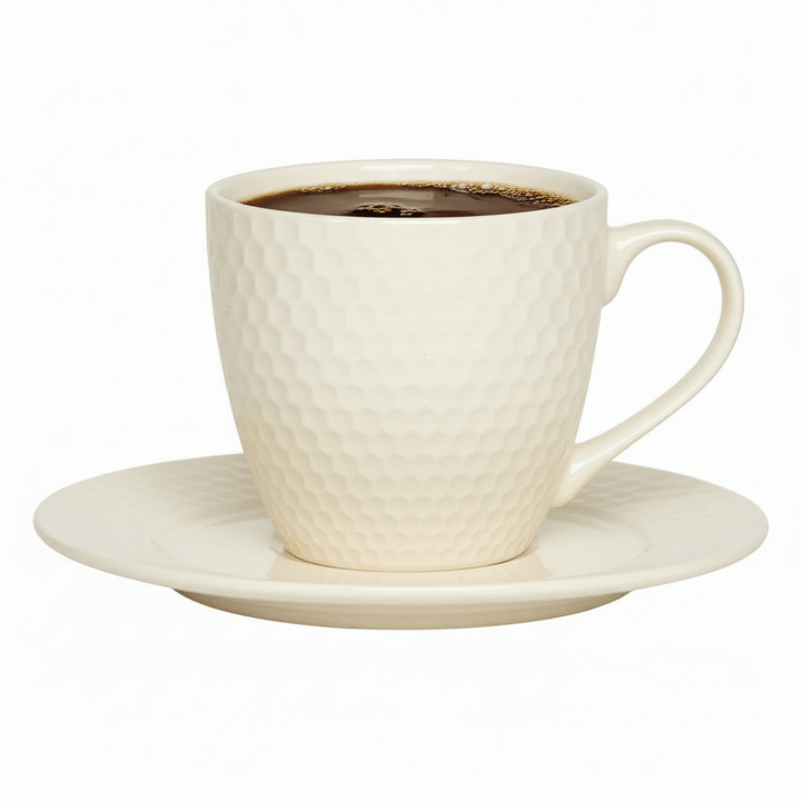 Weissberg Home Mønstret Porcelæn Kaffekoppesæt 12 Dele - Løven Home