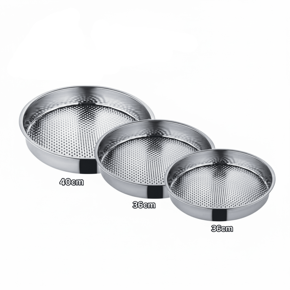 Weissberg Home – Rustfri Stål Bakke til Çiğ Köfte (Tyrkisk ret) - Løven Home