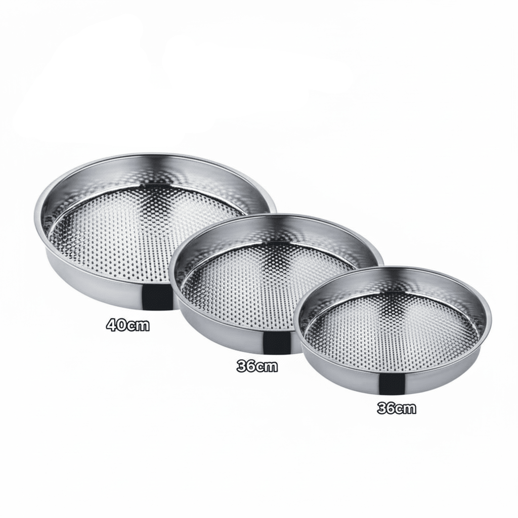 Weissberg Home – Rustfri Stål Bakke til Çiğ Köfte (Tyrkisk ret) - Løven Home