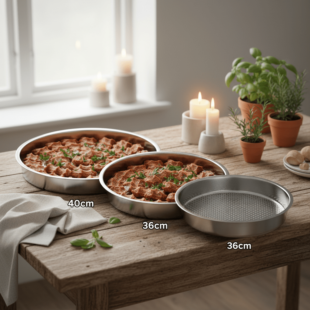 Weissberg Home – Rustfri Stål Bakke til Çiğ Köfte (Tyrkisk ret) - Løven Home