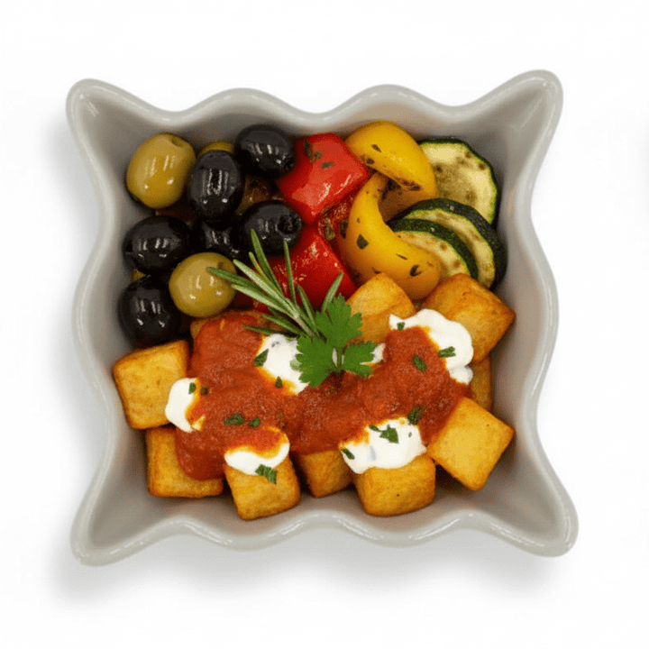 Weissberg Home Tapas Skåle med Skeer – 12 dele i porcelæn - Løven Home