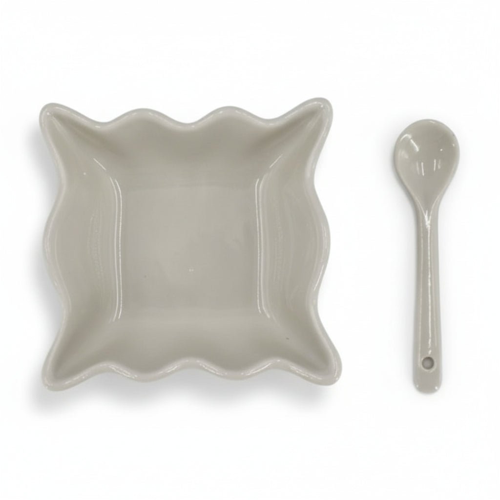 Weissberg Home Tapas Skåle med Skeer – 12 dele i porcelæn - Løven Home