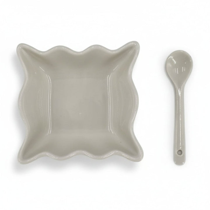 Weissberg Home Tapas Skåle med Skeer – 12 dele i porcelæn - Løven Home