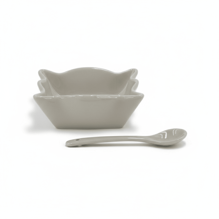 Weissberg Home Tapas Skåle med Skeer – 12 dele i porcelæn - Løven Home