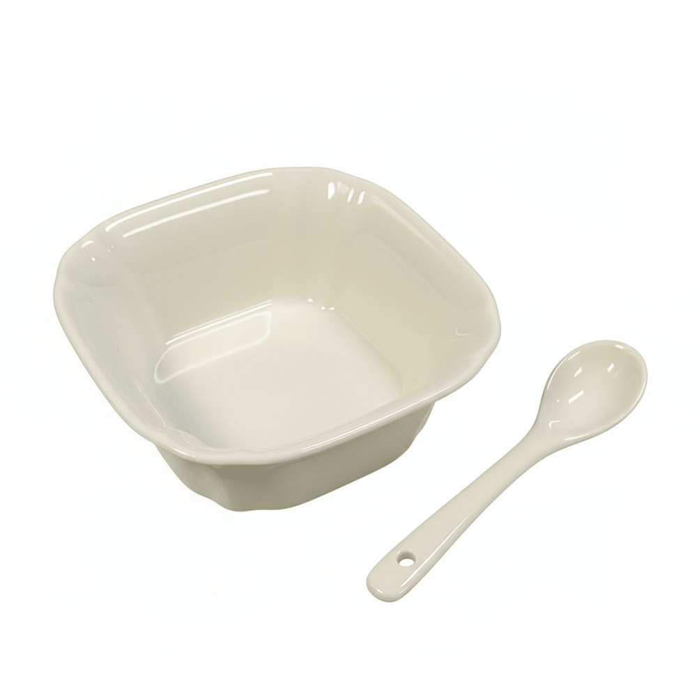 Weissberg Home Tapassæt 12 dele - Porcelæn - Hvid - Løven Home