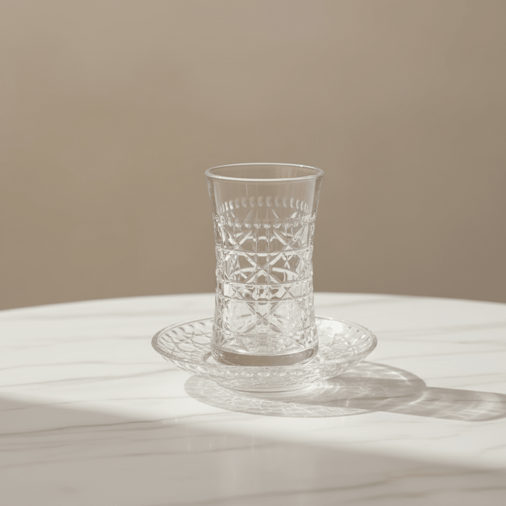 Weissberg - Mønstret teglassæt - 150 ml | Krystalglas | Klar | 12 dele | 6 pers. | W2982 - Løven Home