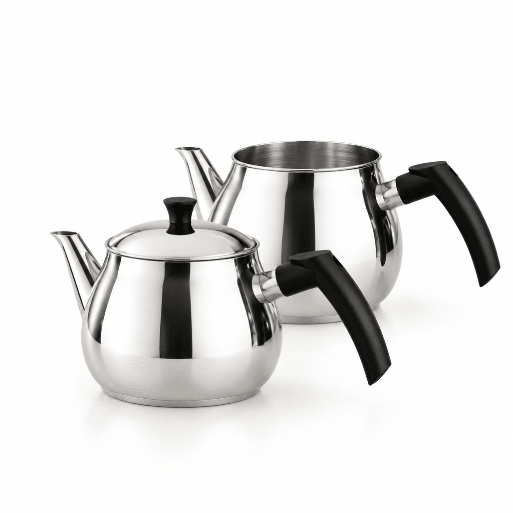 Weissberg Zuleyha - Maxi Tekandesæt - 1,4 L &amp; 2,4 L| Rustfrit stål - Løven Home