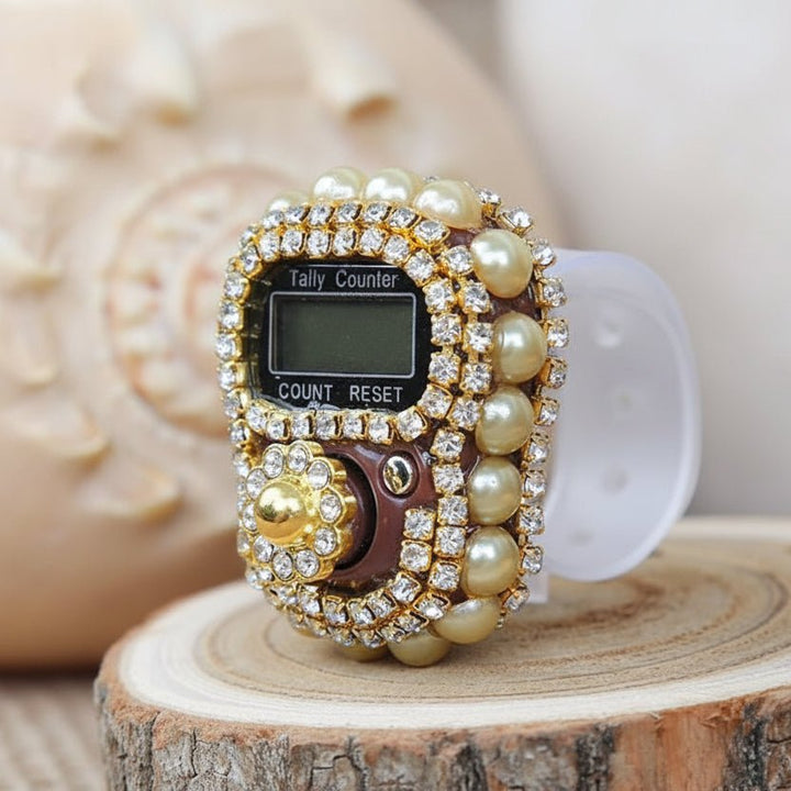 Zikirmatik med Sten – Automatisk Tæller - Flere Farver - Løven Home