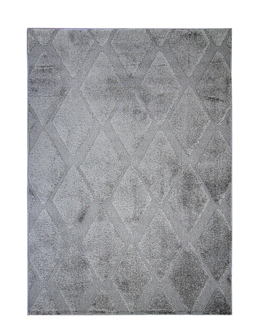 Antracit grå moderne tæppe - model Acelya 2600 - Løven Home